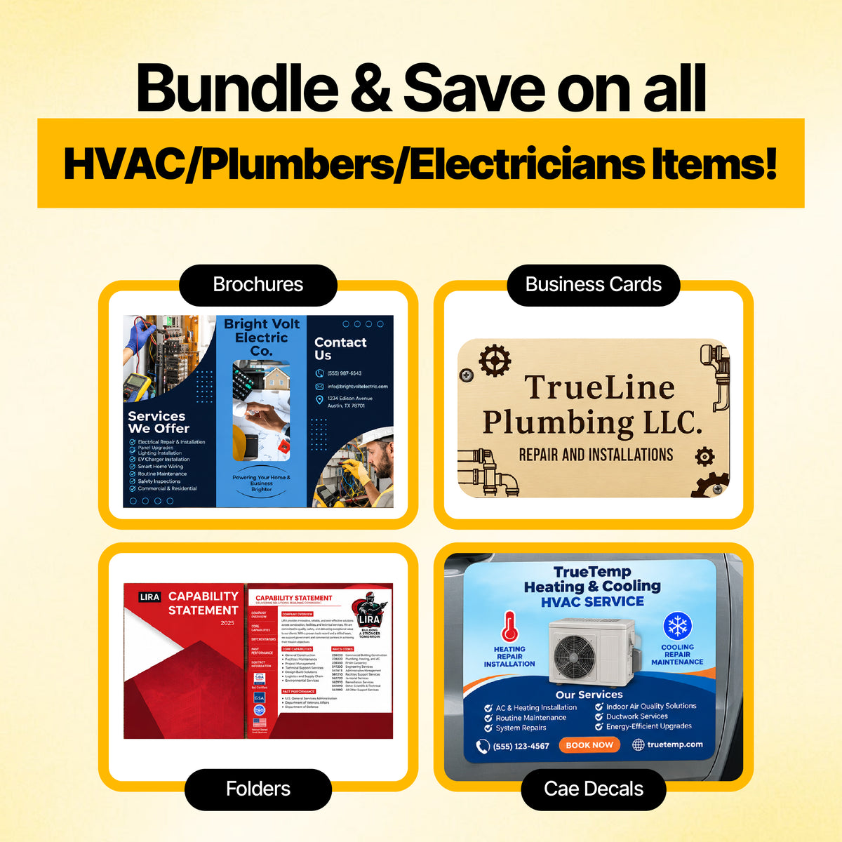 Custom HVAC/Plumbers/Electricians Marketing Bundle