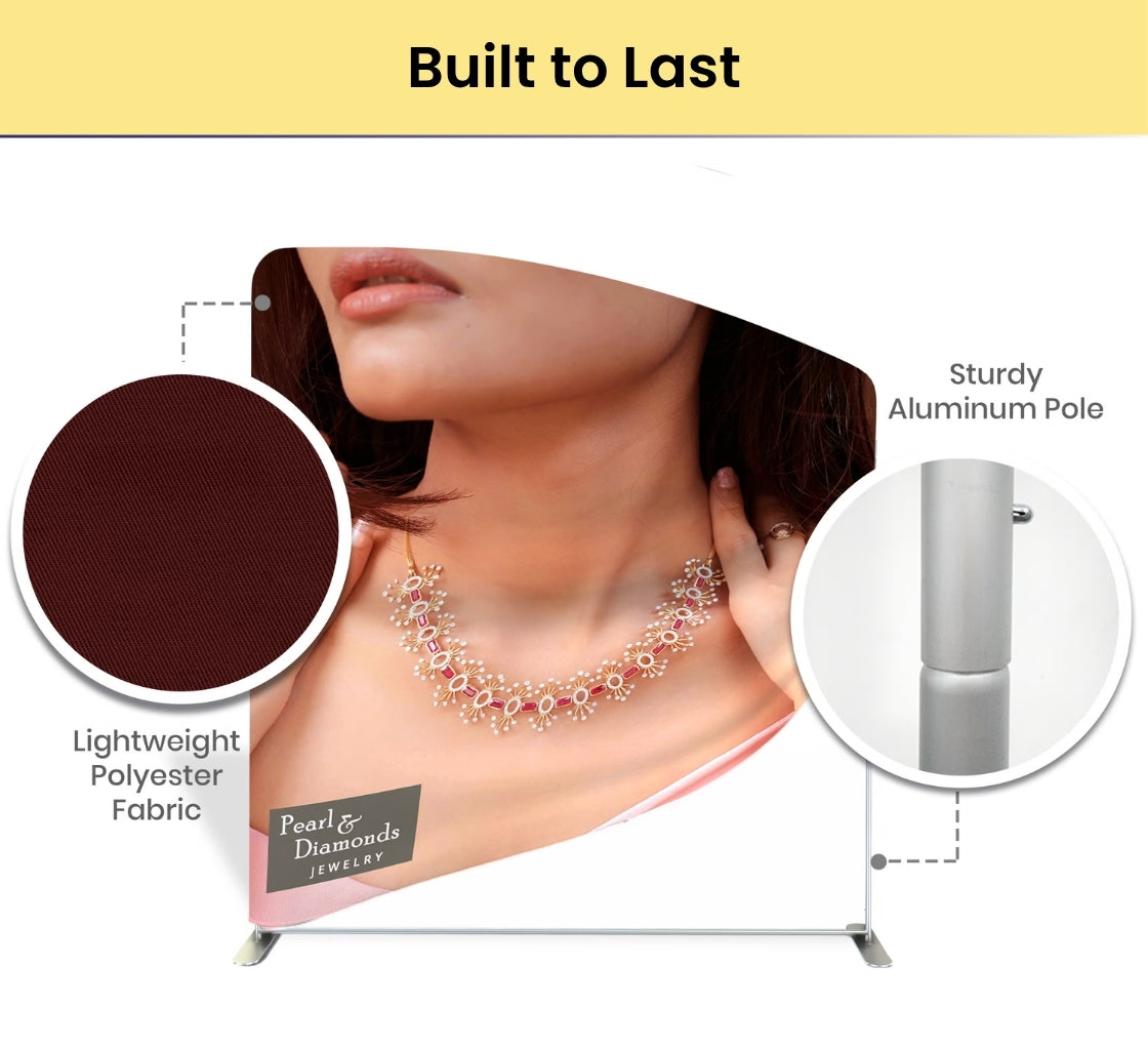 20ft Inline Trade Show Booth – Modular Package with Media Display
