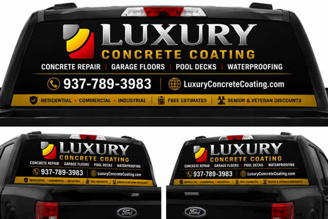 Tim's Order (Opaque Car Decals & White Ink Window Decals)