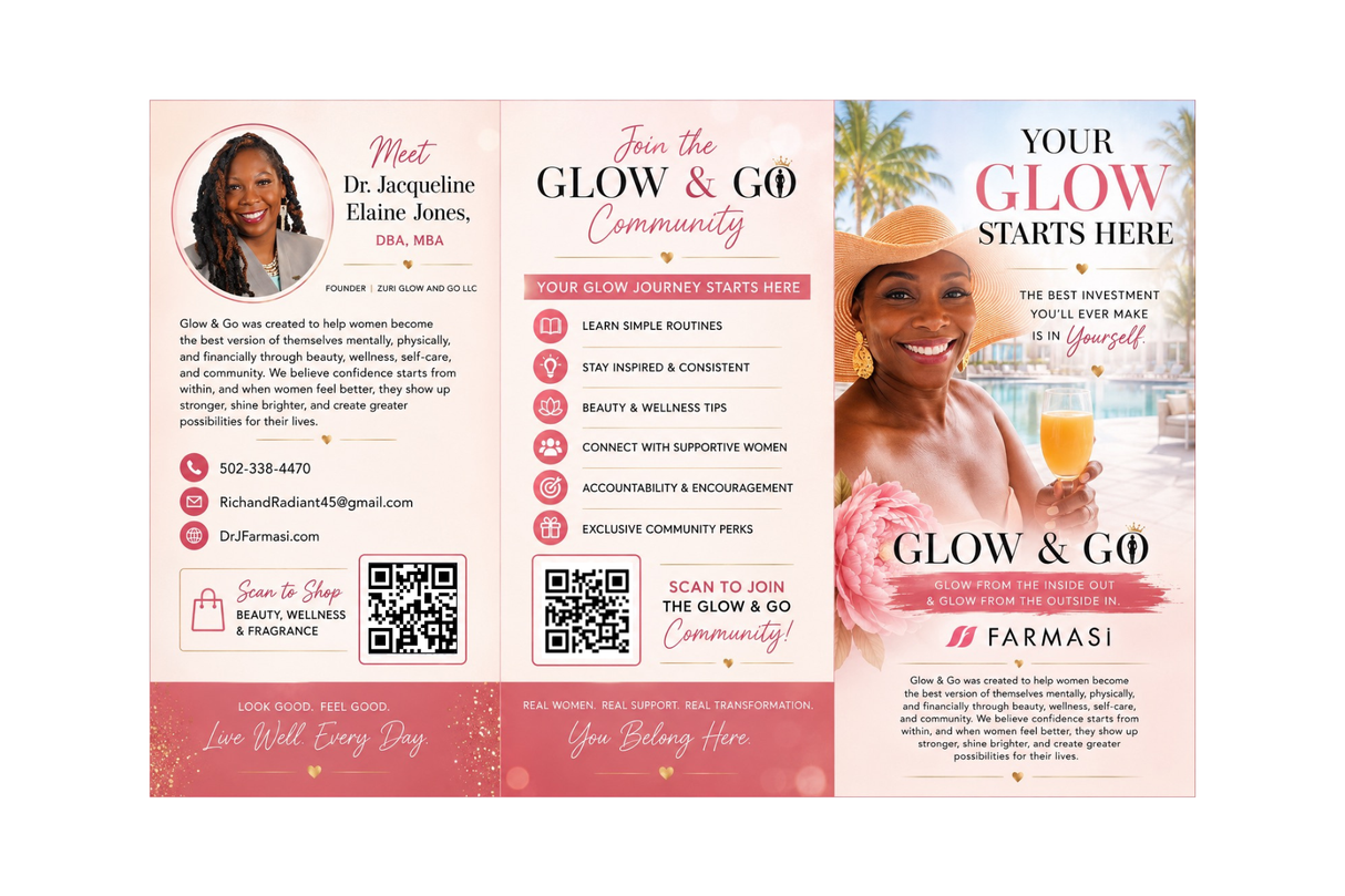 Dr. Jacqueline Jones' Order (10ft Custom Booth Package & 100 Tri-Fold Brochures)