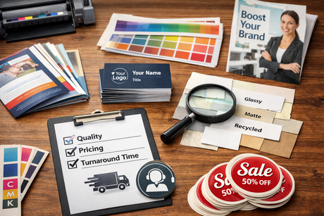 How to Pick a Marketing Material Printing    Partner for Business Branding