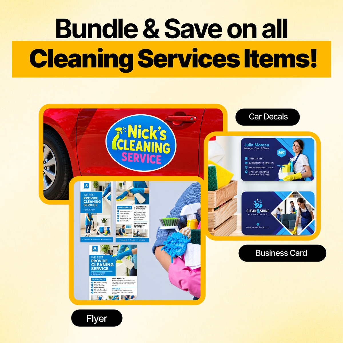 Cleaning Services Marketing Bundle