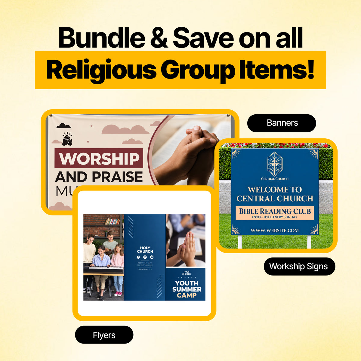 Custom Religious Groups Marketing Bundle