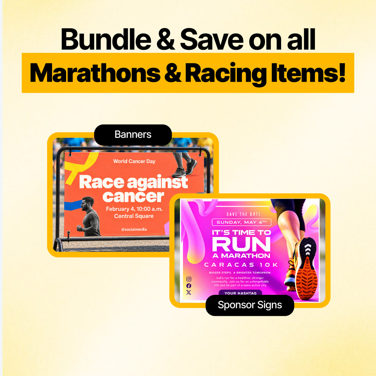 Custom Marathons & Racing Marketing Bundle