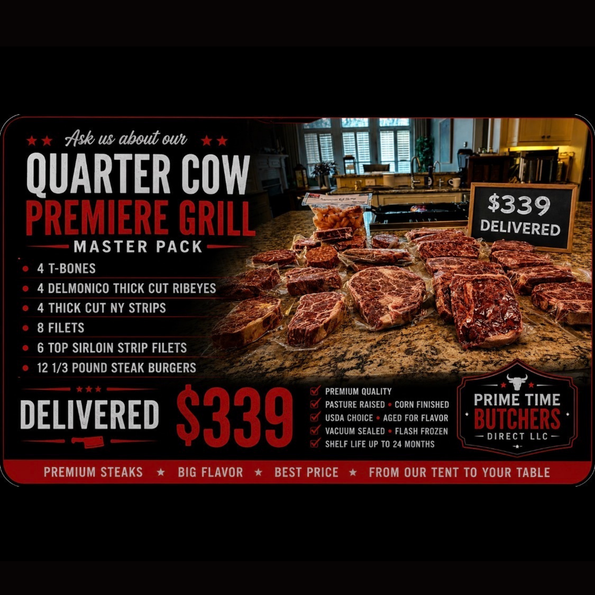 Rob's Order (Prime Time Butchers Marketing Setup Bundle)