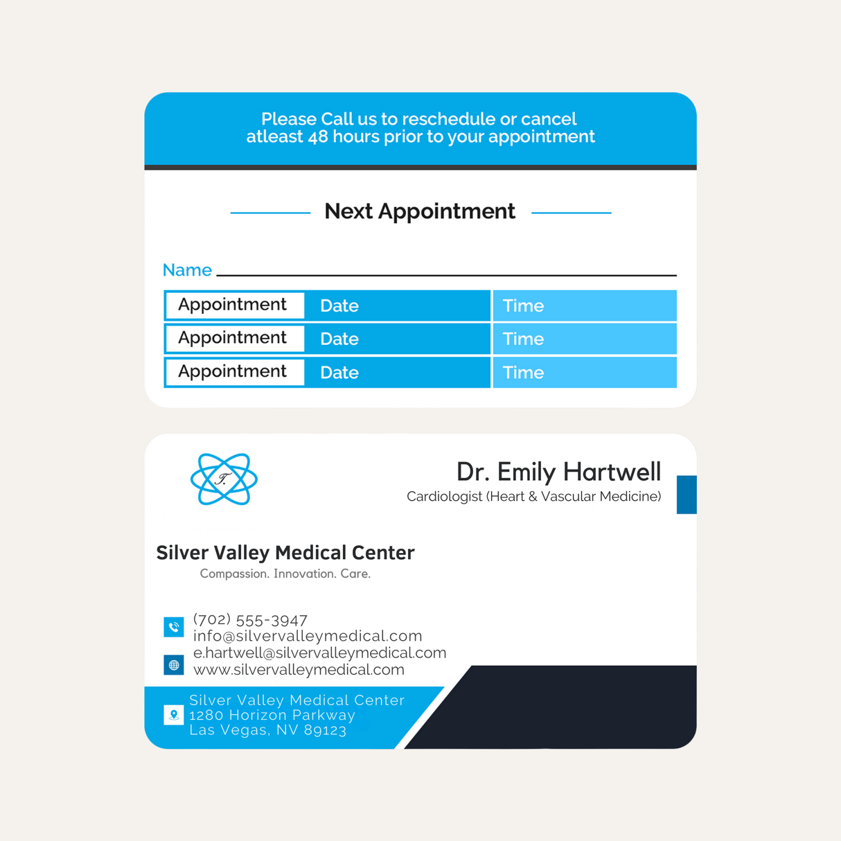 Appointment Cards