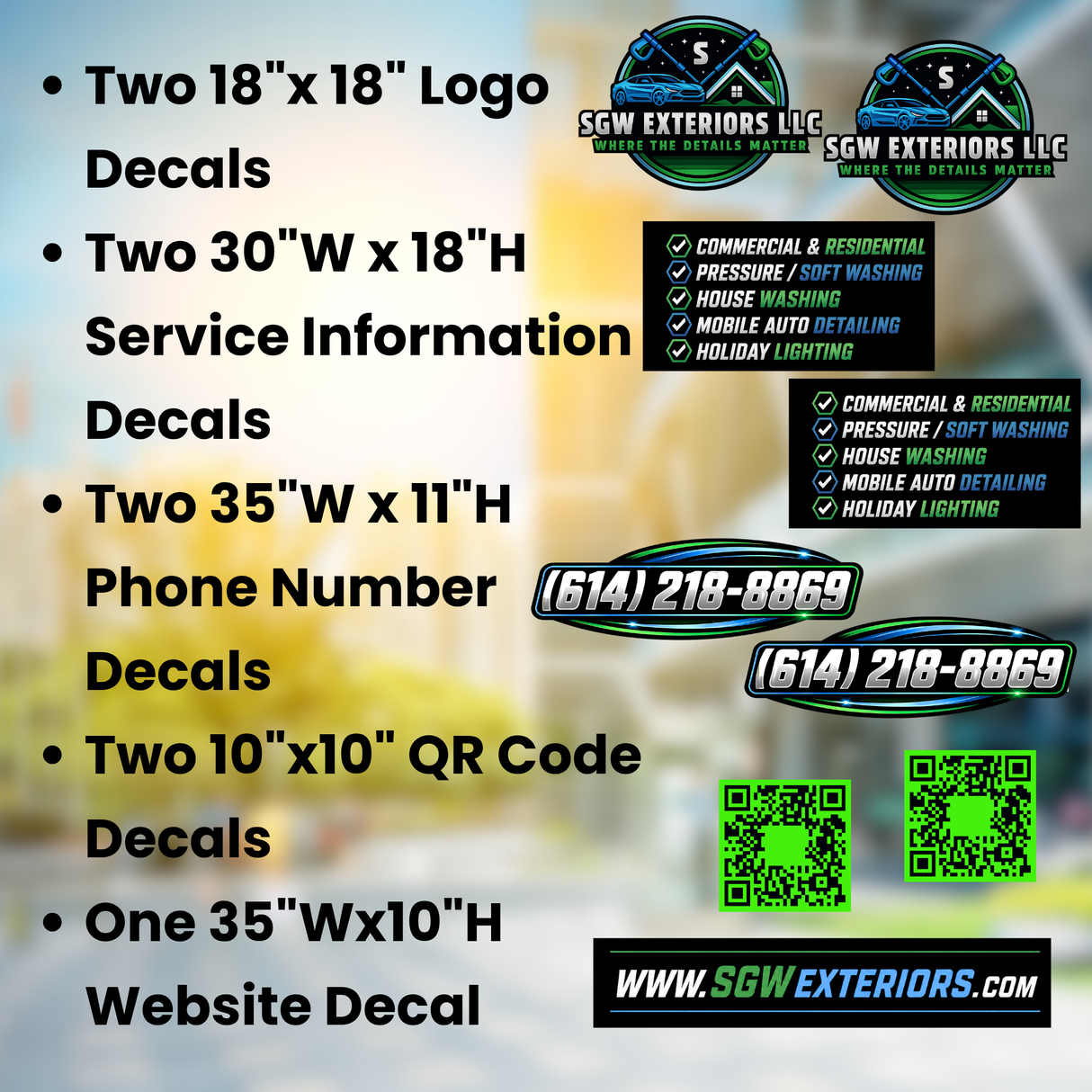 Premium Truck Decal Bundle ($1,500-$3,500+ Savings Wrap-Alternative)