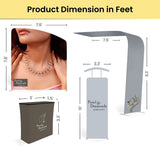 20ft Inline Trade Show Booth – Modular Package with Media Display
