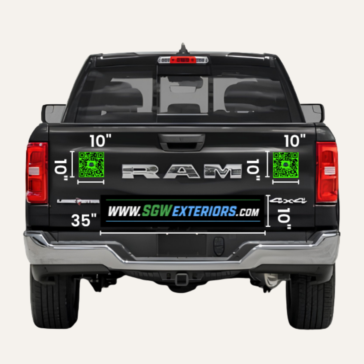 Premium Truck Decal Bundle ($1,500-$3,500+ Savings Wrap-Alternative)