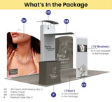 20ft Inline Trade Show Booth – Modular Package with Media Display