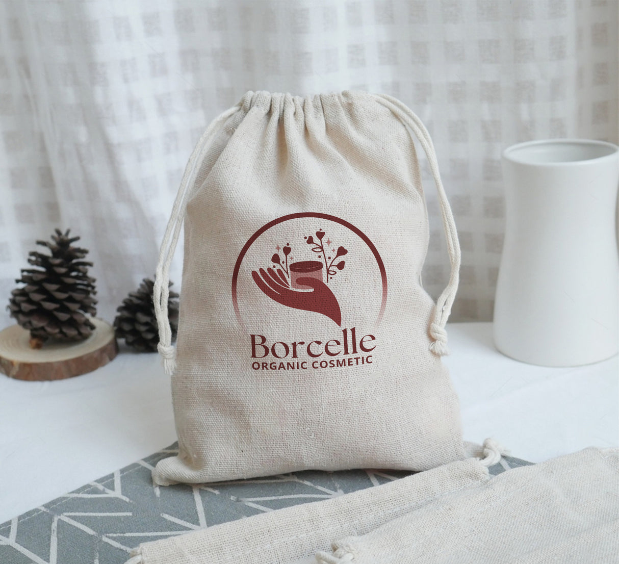 Canvas Drawstring Bags - Printed