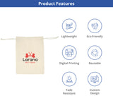 Canvas Drawstring Bags - Printed