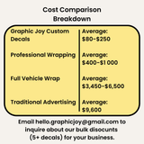 Large Truck/Van Car Decals